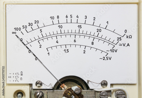 Retro Multimeter closeup