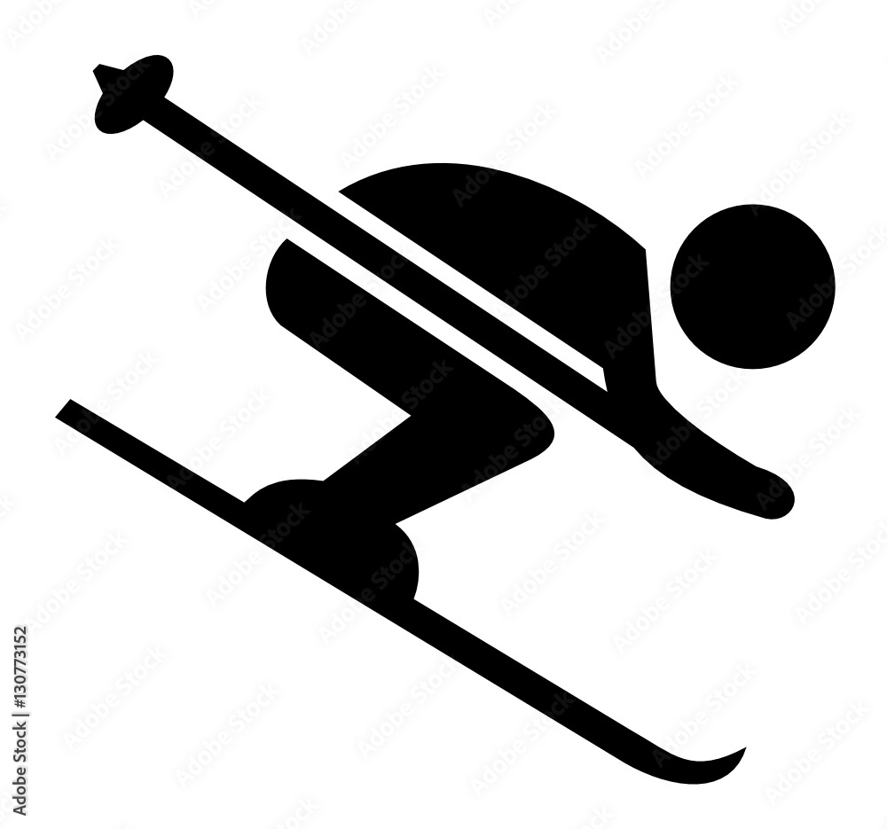 Skifahrer Winter Sport