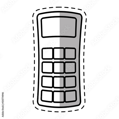 dataphone credit payment cut shadow vector illustration eps 10