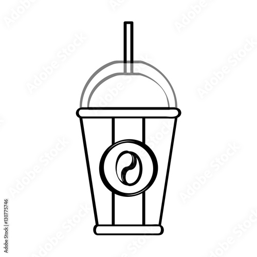 Coffee mug icon. Drink breakfast beverage and restaurant theme. Isolated design. Vector illustration