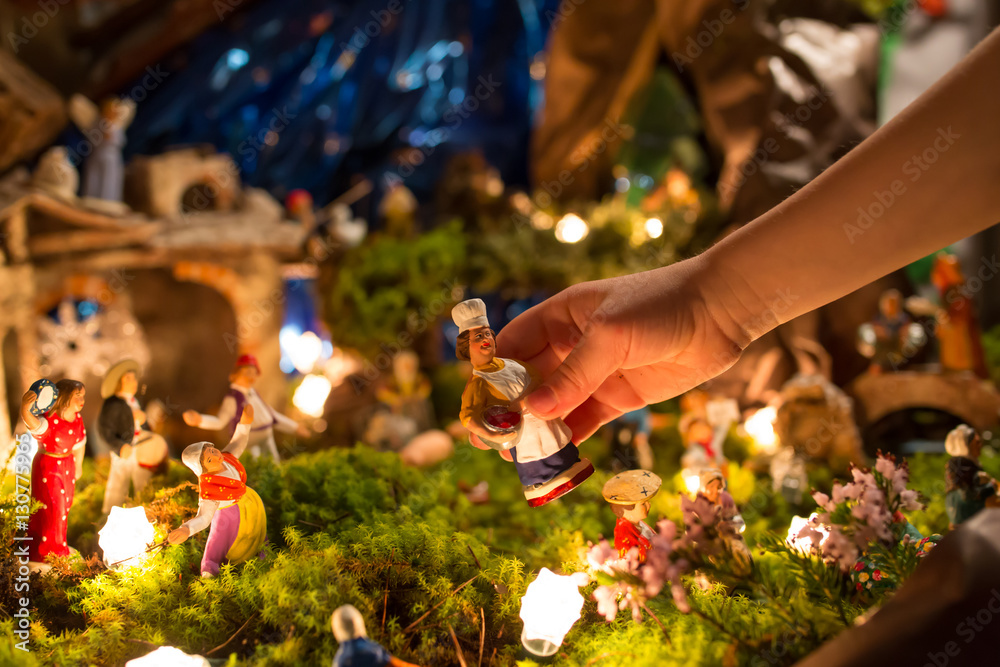 Creche Provencale De Noel Stock Photo Adobe Stock