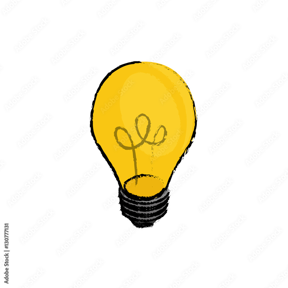 Isolated bulb light Design Vector illustration, white background Isolated bulb light Design Vector illustration, white background