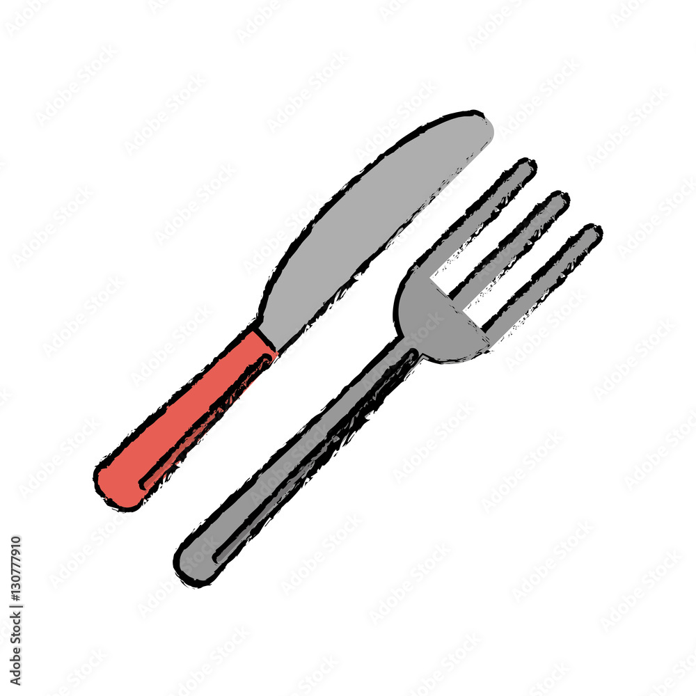 utensils kitchen fork and knife sketch vector illustration eps 10 utensils kitchen fork and knife sketch vector illustration eps 10