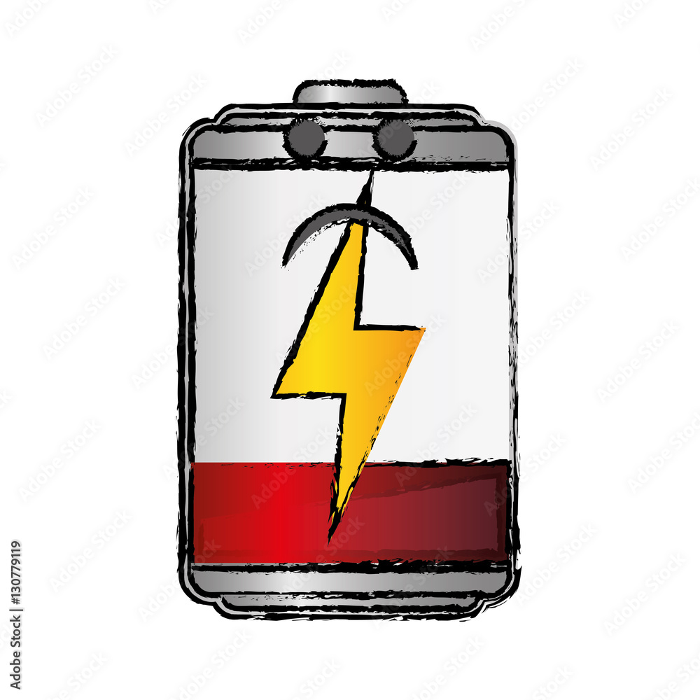 Rechargeable electric battery icon vector illustration graphic design Rechargeable electric battery icon vector illustration graphic design