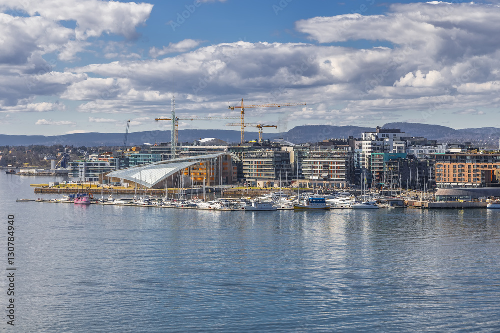 Landscape with the image of Oslo