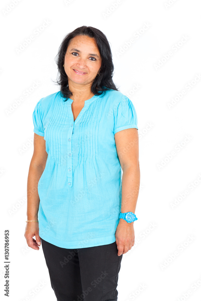 Beautiful woman doing different expressions in different sets of clothes: love Beautiful woman doing different expressions in different sets of clothes: love