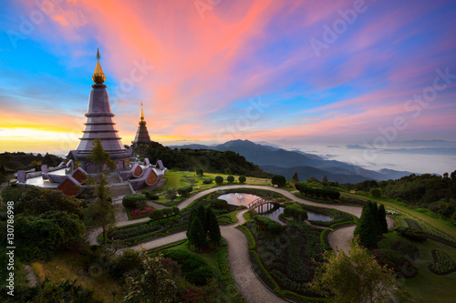 The Great Holy Relics Pagoda Nabhapolbhumisiri  Chiang mai  Thailand