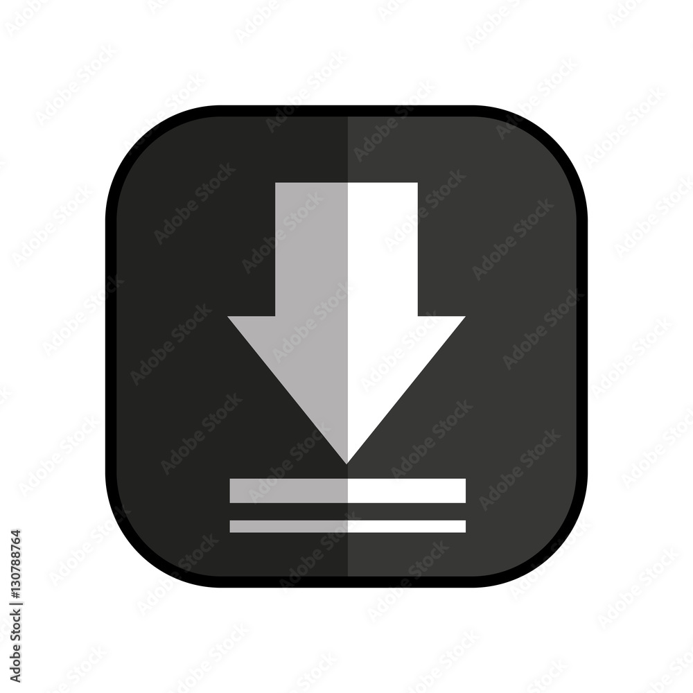 arrow download isolated icon vector illustration design arrow download isolated icon vector illustration design