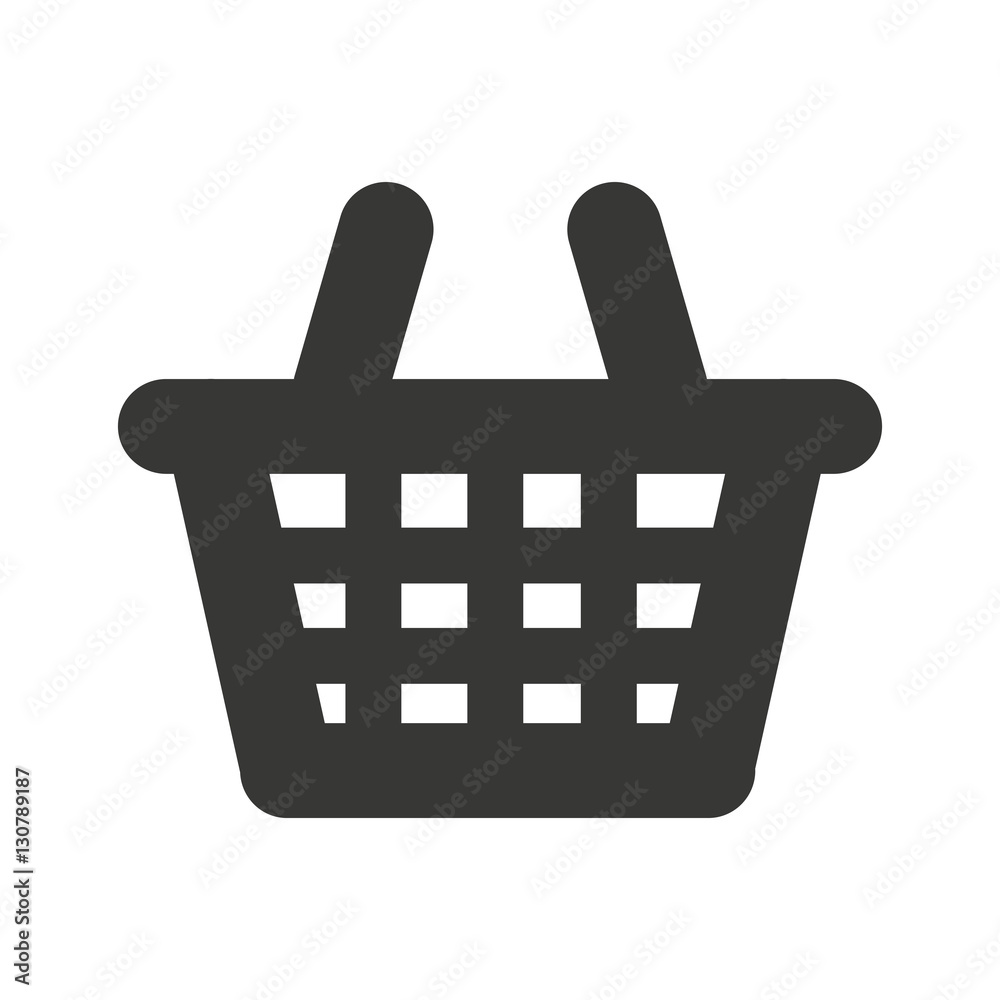 shopping basket commercial icon vector illustration design shopping basket commercial icon vector illustration design