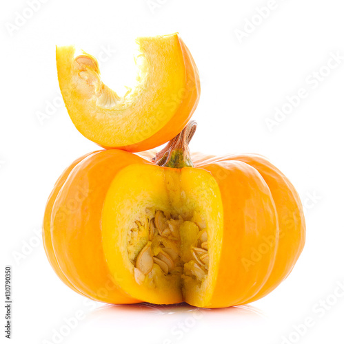 Pumpkins isolated on white background