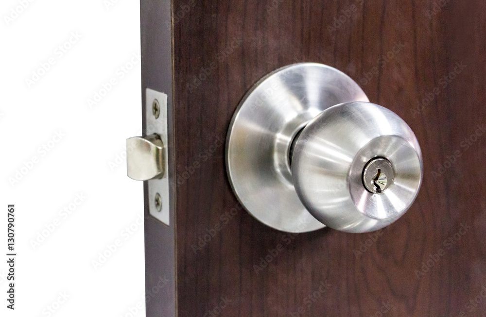 Door Knobs on wood door