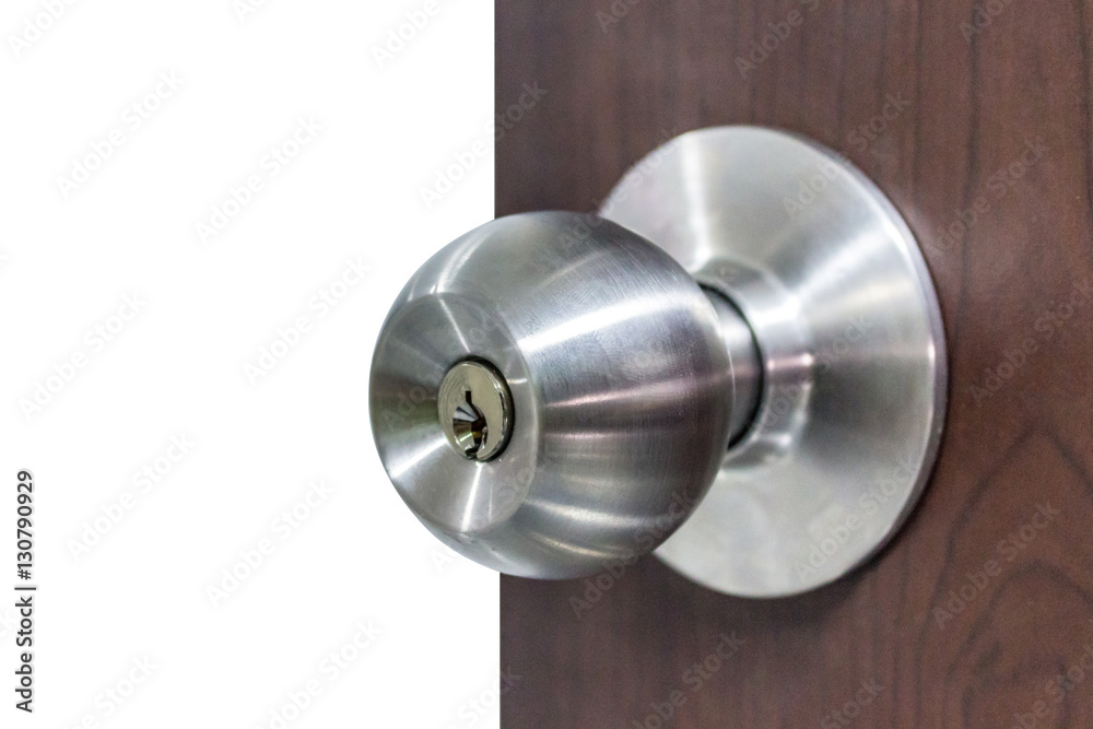 Door Knobs on wood door