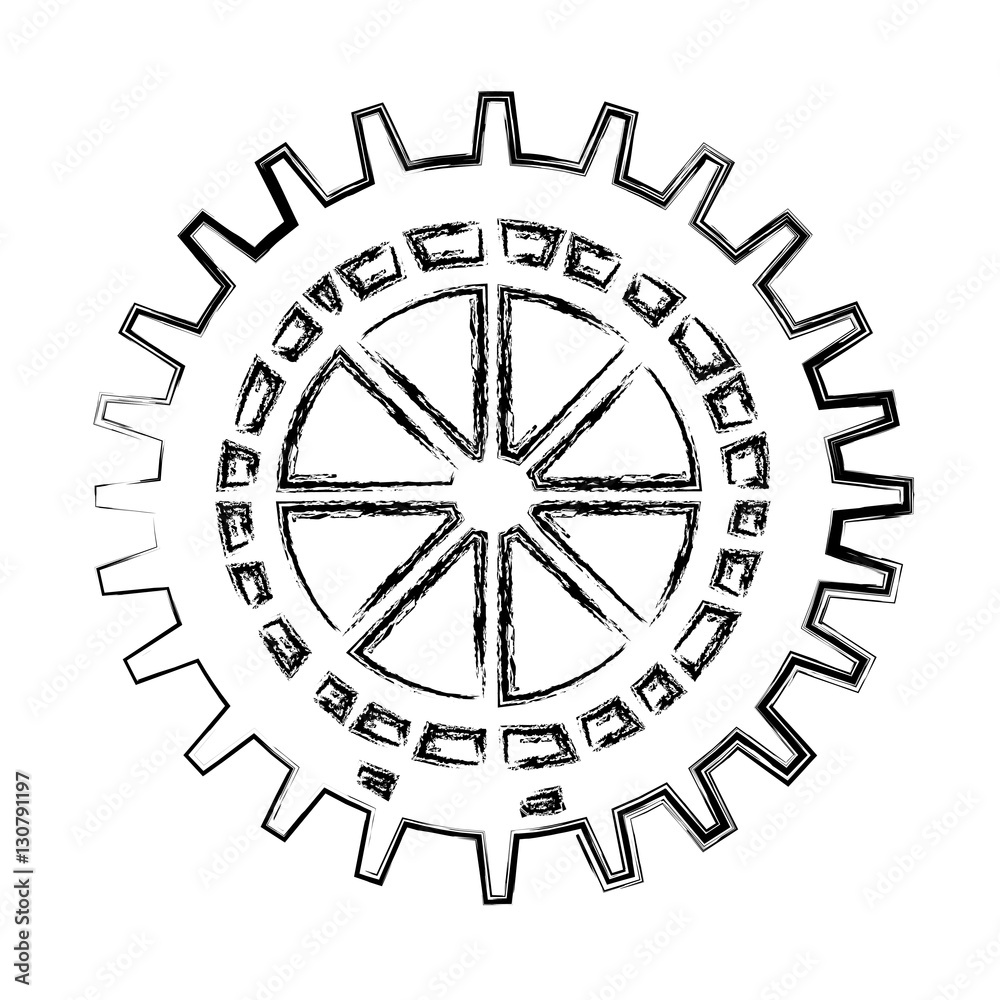 gears machine isolated icon vector illustration design gears machine isolated icon vector illustration design