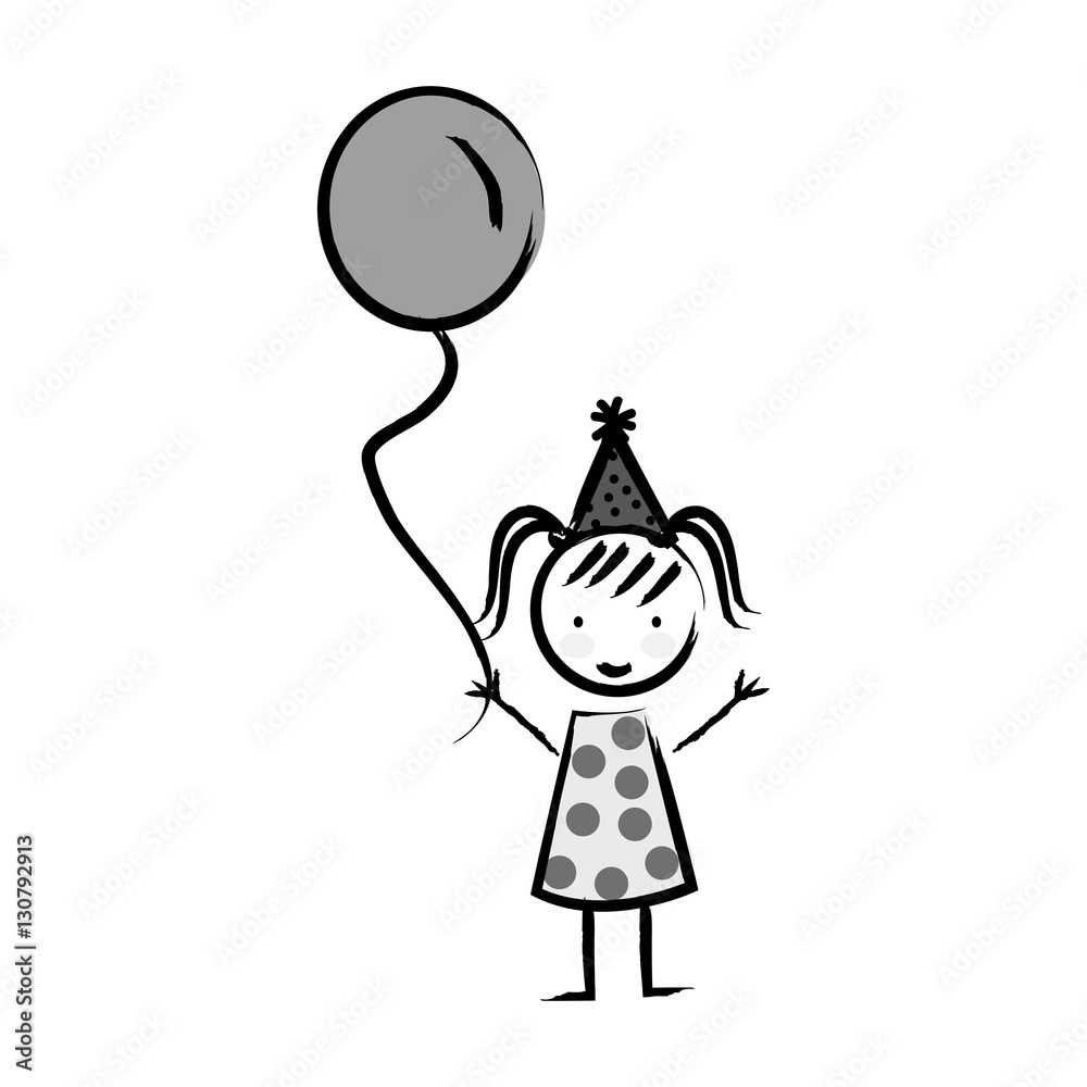 cute little girl isolated icon vector illustration design cute little girl isolated icon vector illustration design