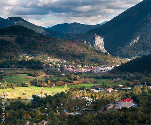 Billede på lærred Castellane Alpes-de-Haute-Provence, France