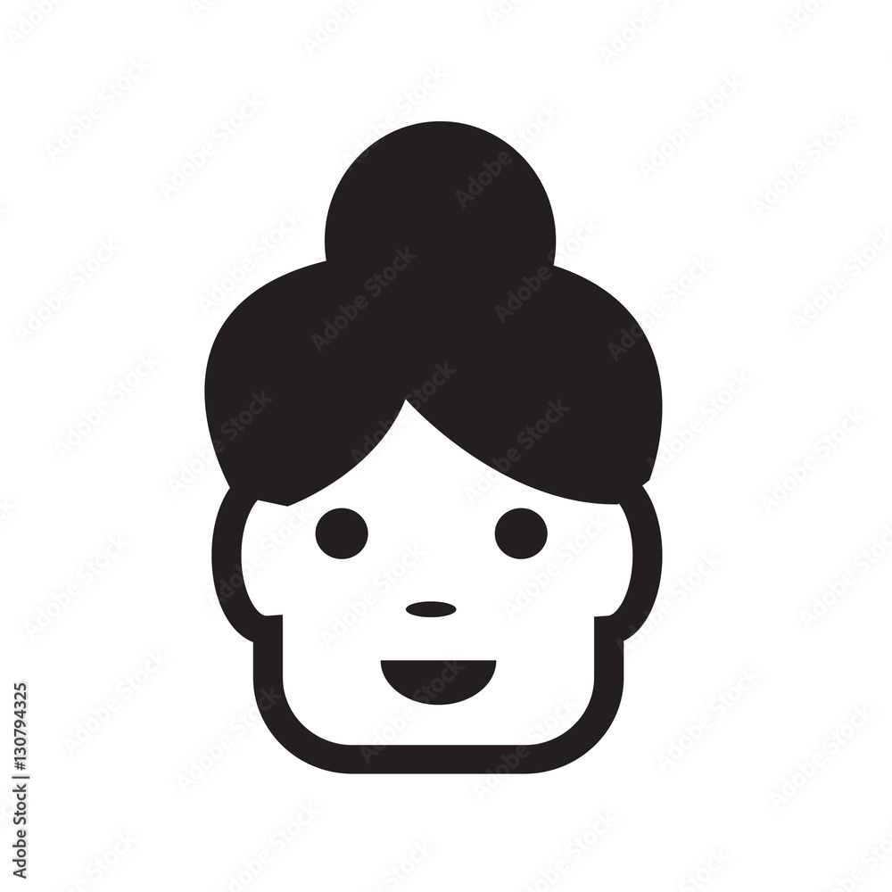 Obraz premium people face icon illustration design