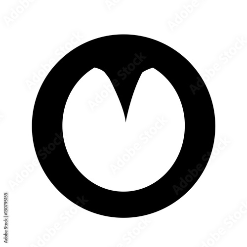 horse footprint icon illustration design