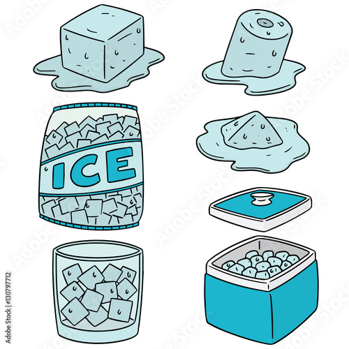 vector set of ice