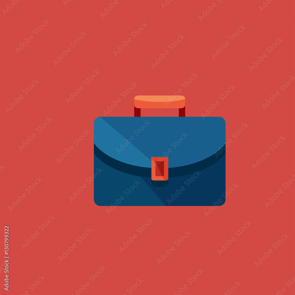 business case icon. flat design business case icon. flat design