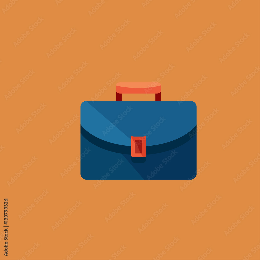 business case icon. flat design business case icon. flat design
