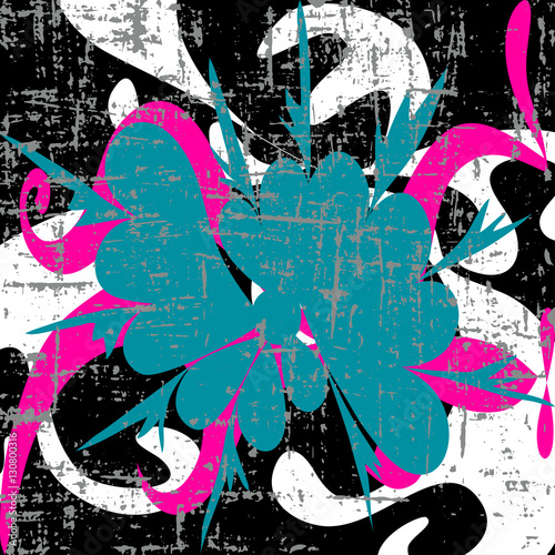 graffiti beautiful abstract background vector illustration