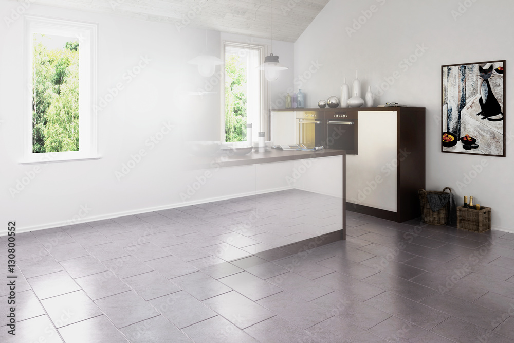 Fototapeta premium New kitchen (vision)