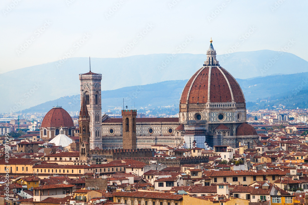 view of Florence Cathedral Santa maria del fiore