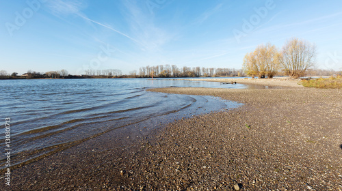 Wallpaper Mural Endless Wideness at the shore of river rhine (close to Dusseldorf) Torontodigital.ca