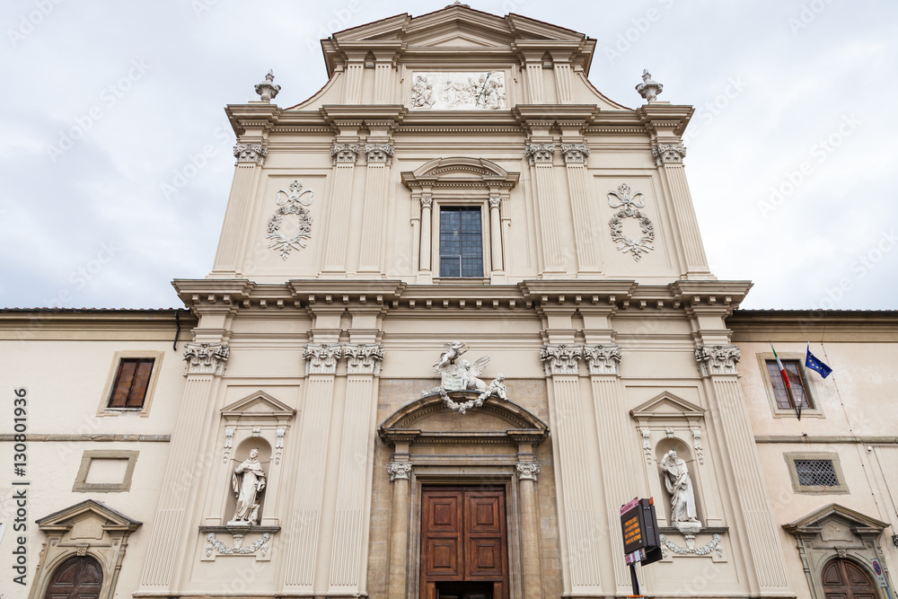 facade of San Marco Church in Florence