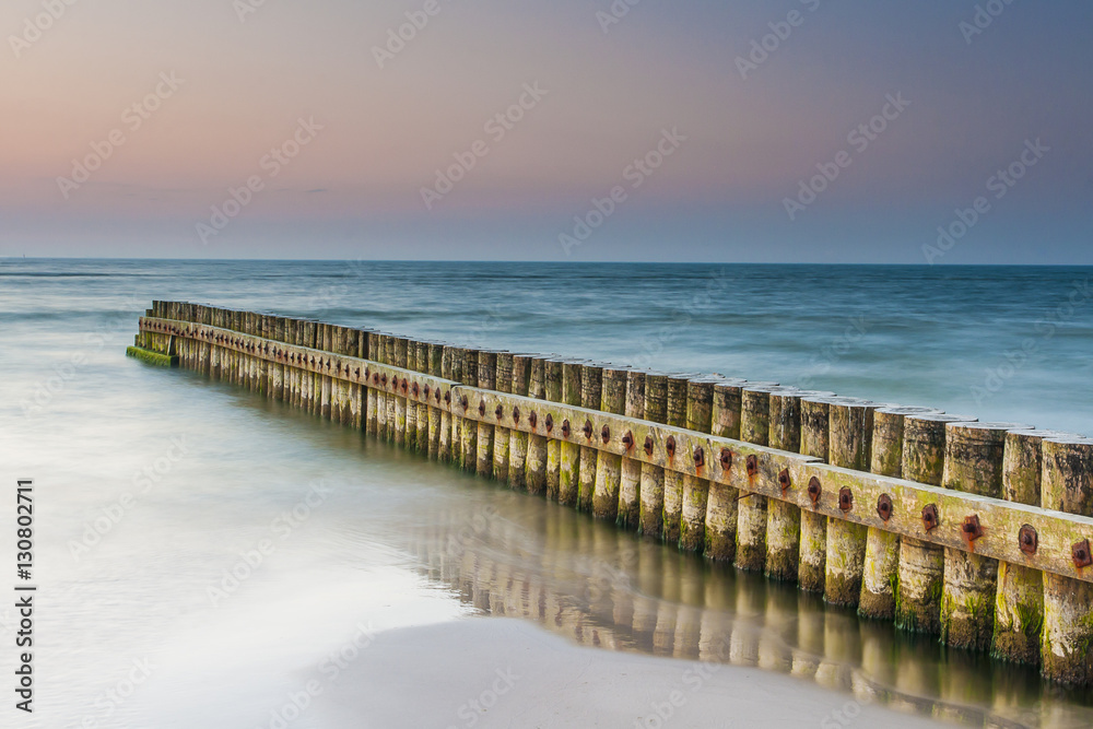 beautiful view of Polish Baltic Sea beautiful view of Polish Baltic Sea