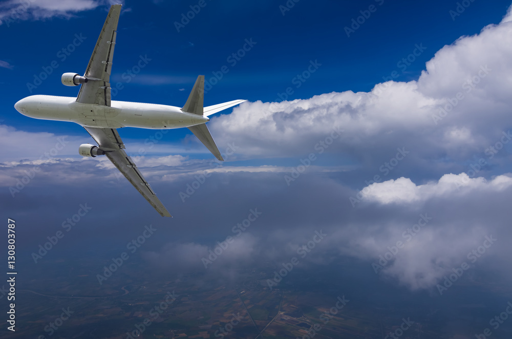 Fototapeta premium Airplane flying