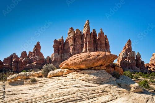 Konstfotografi Squaw Flat Loop Trail, Canyon Lands NP, UT