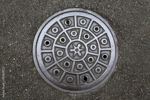Circle steel manhole cove