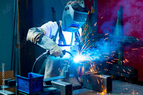 welder in factory