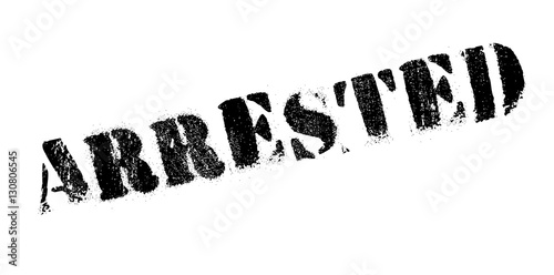 Arrested rubber stamp