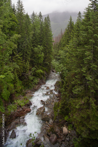 Waterfall in Tatra mountains. Morskie oko. © Aleks Kend