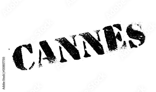 Cannes stamp rubber grunge