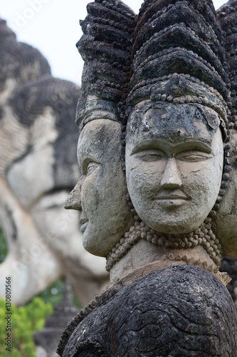 Wat Xieng Khuan Buddha park. Vientiane, Laos.. © ssviluppo