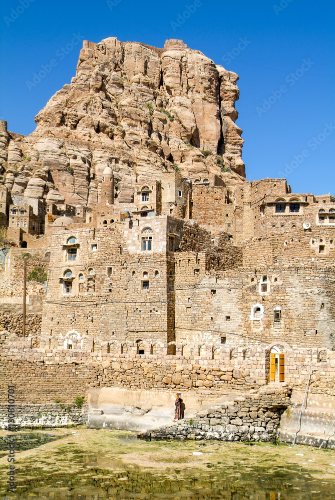 The village of Thula on Yemen