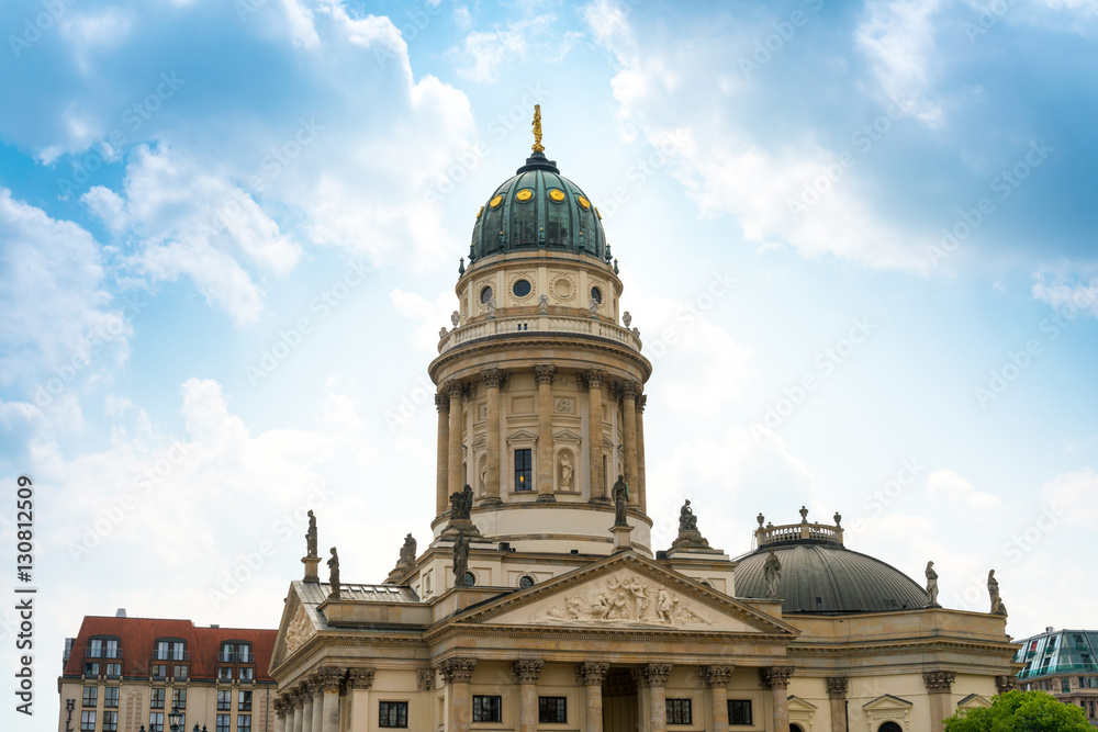 Obraz premium The Gendarmenmarkt is a square in Berlin, and the site of the Ko