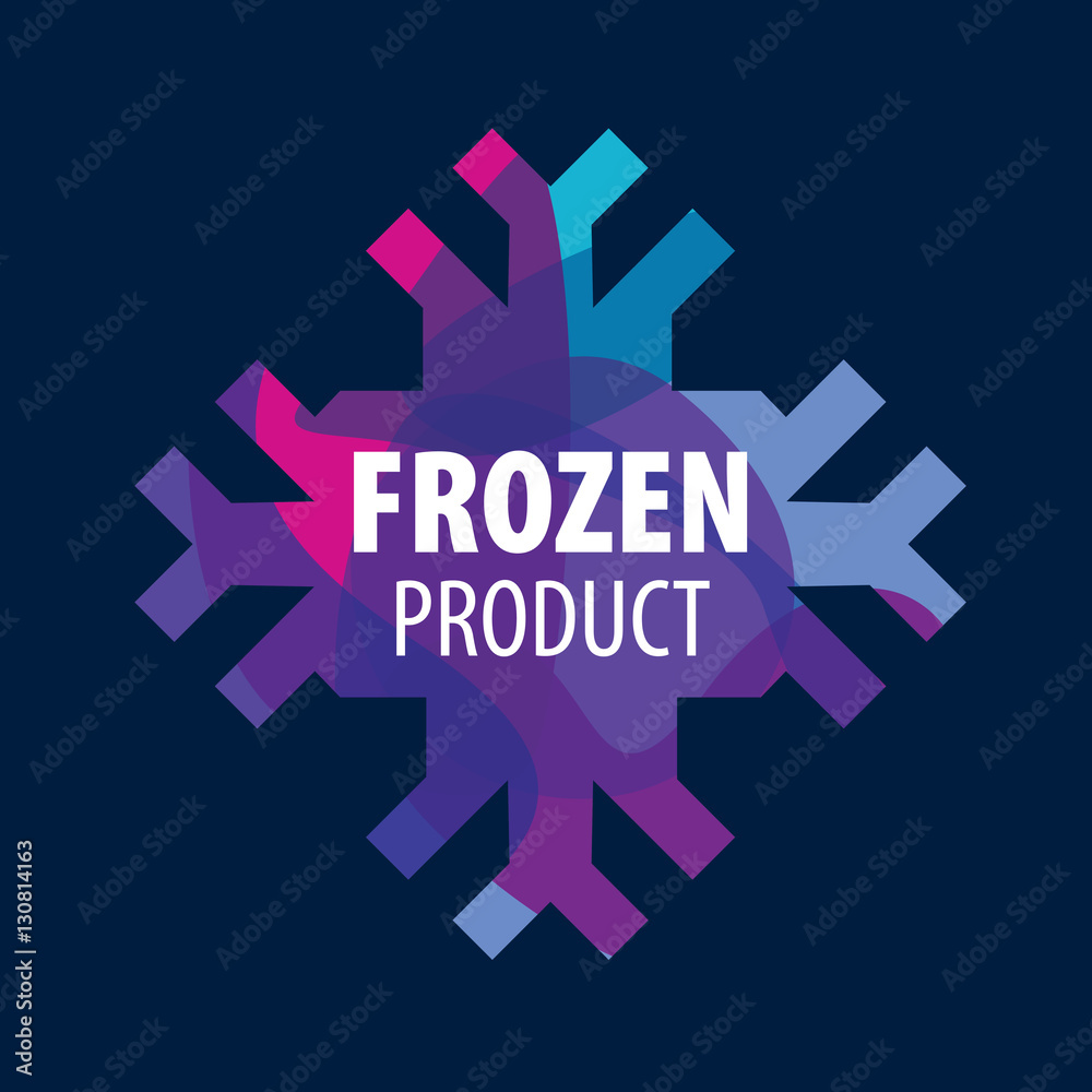 vector logo frozen