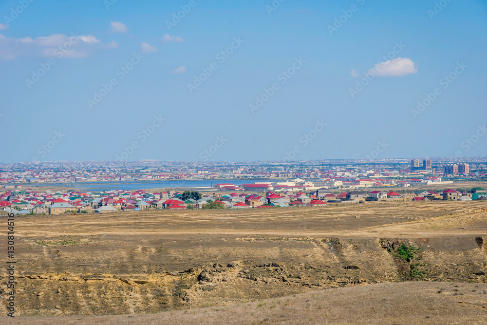 Obraz premium Suburbs of Baku, Azerbaijan