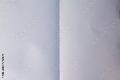 crease split into paper