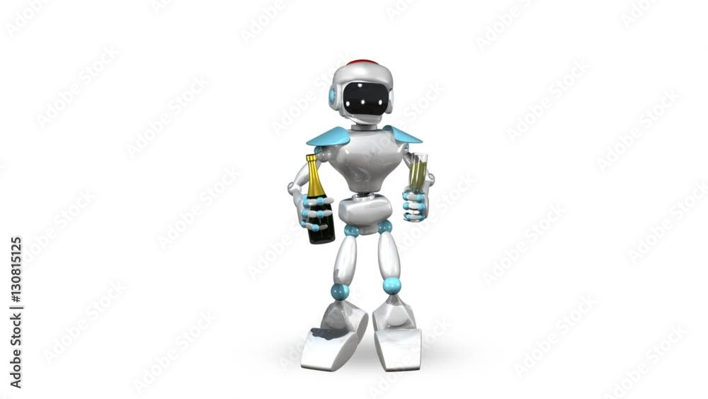 Animated Dancing Robot with Champagne with alpha channel
Transparent background Animated Dancing Robot with Champagne with alpha channel
Transparent background