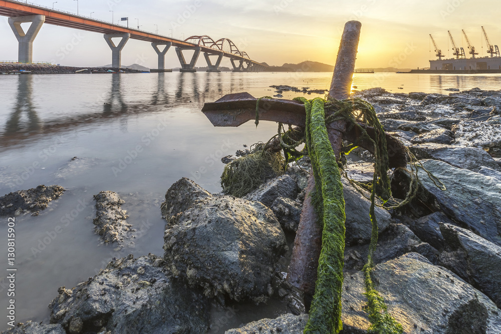 Obraz premium anchor and ebb