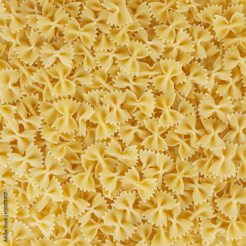 Bow tie pasta background