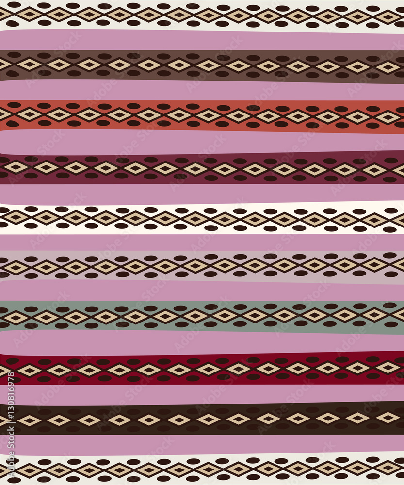 Ethnic Abstract bright pattern background. 