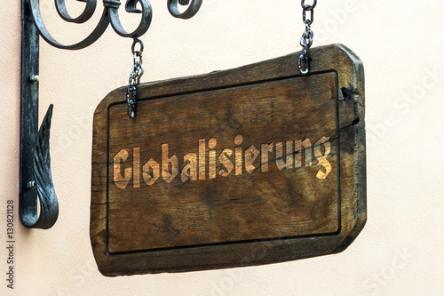Schild 122 - Globalisierung