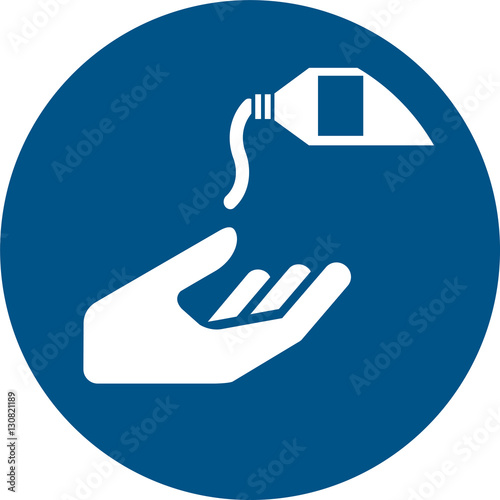 ISO 7010 M022 Use barrier cream