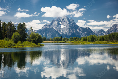 Mt. Moran and the Oxbow Bend in the Snake River